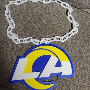 LA Rams Logo with Chain